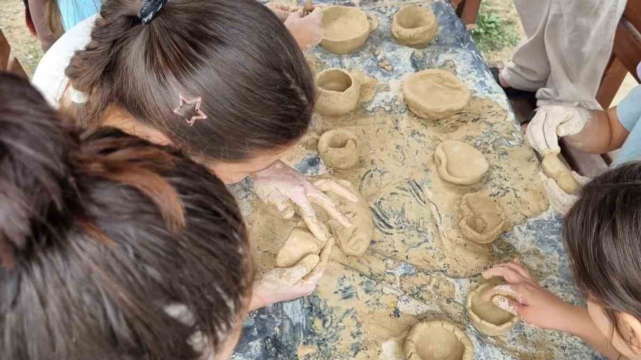 Çamurdan hayal: Kırklareli'de çocuklar seramikle tasarladı