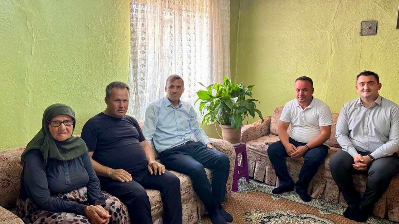 Çan'da kaymakamdan şehit annesine vefa ziyareti