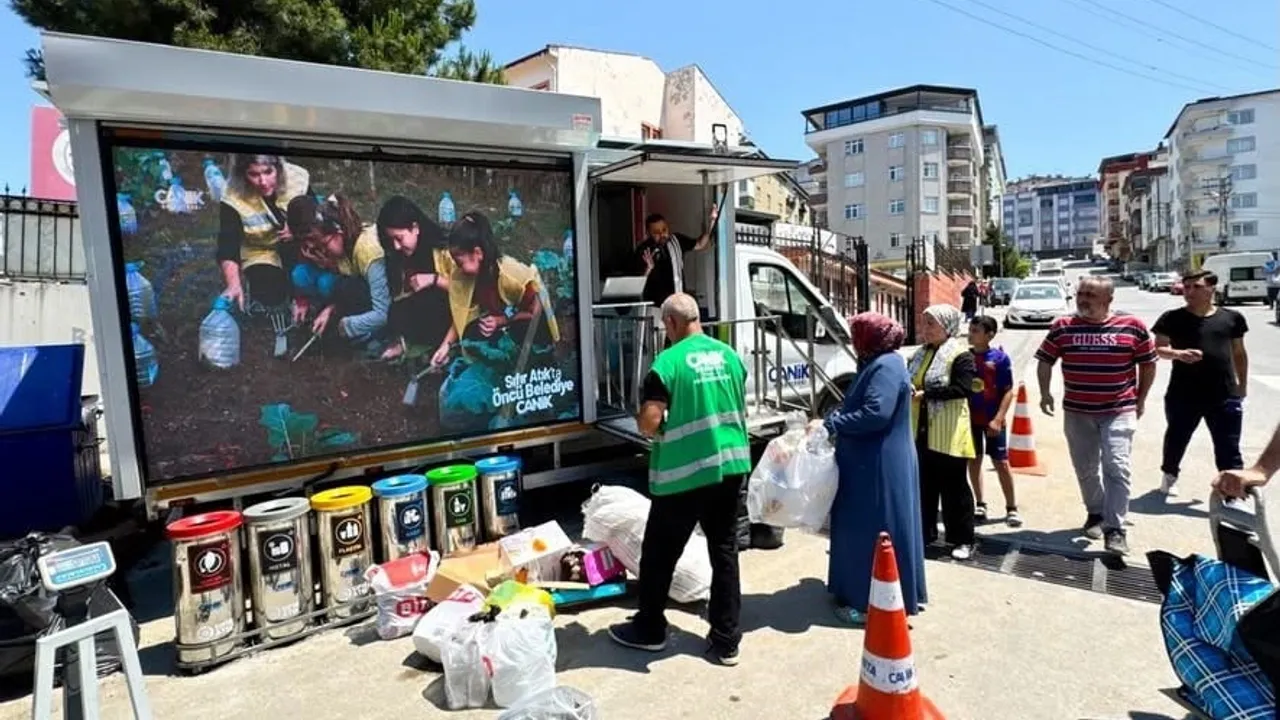 Canik'te sıfır atık uygulamalarıyla aile bütçelerine destek