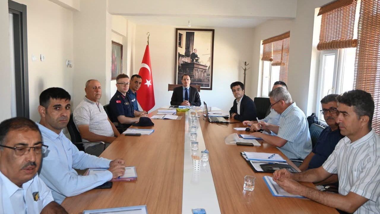 Çay'da afet koordinasyonunda kurumlar bir araya geldi