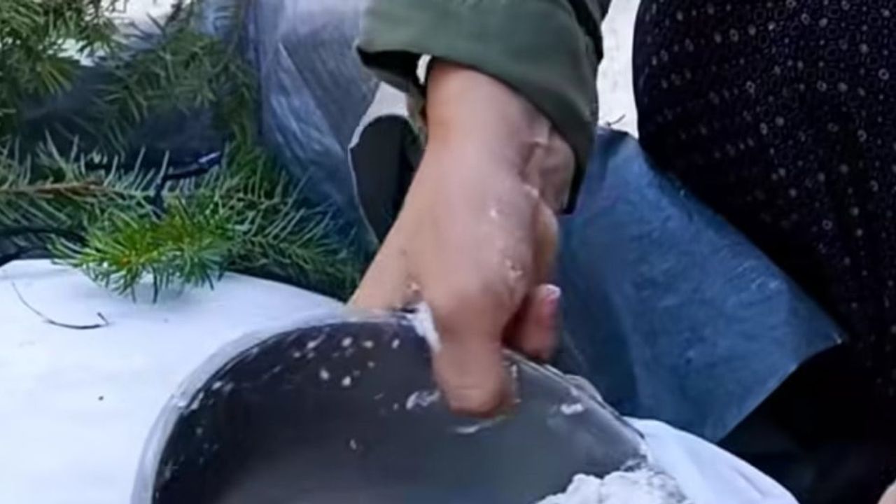 Çığşar'da yazın tarhana mesaisi