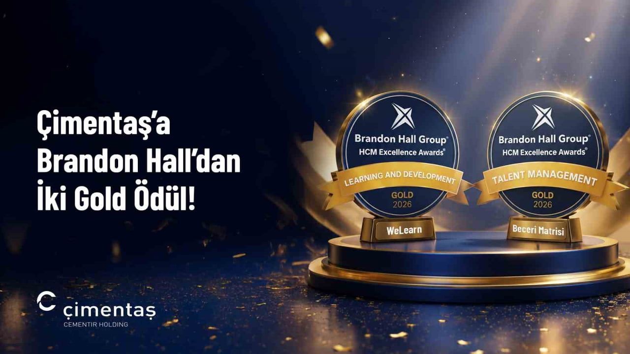 Çimentaş Brandon Hall'dan insan odaklı iki gold ödül aldı