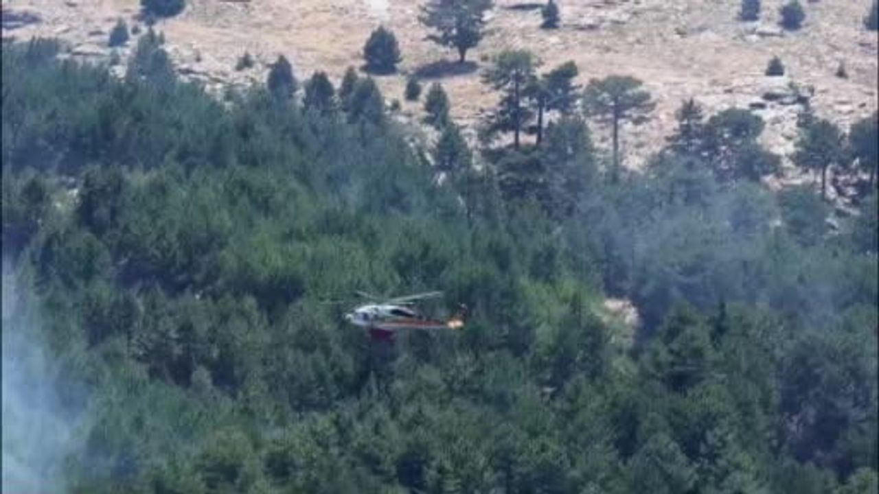 Çine'de Kavşit Yaylası'ndaki yangın üç günde büyük oranda kontrol altına alındı