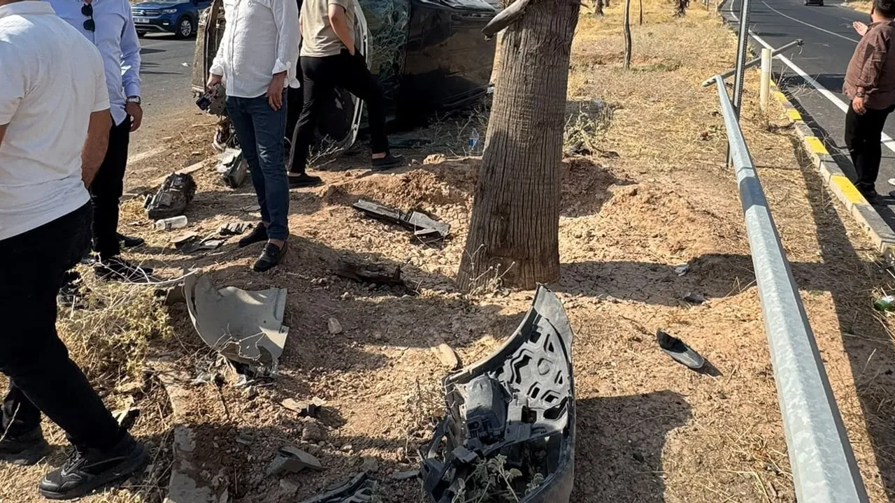 Cizre çevreyolunda tek araçlı kaza: sürücü hafif yaralandı