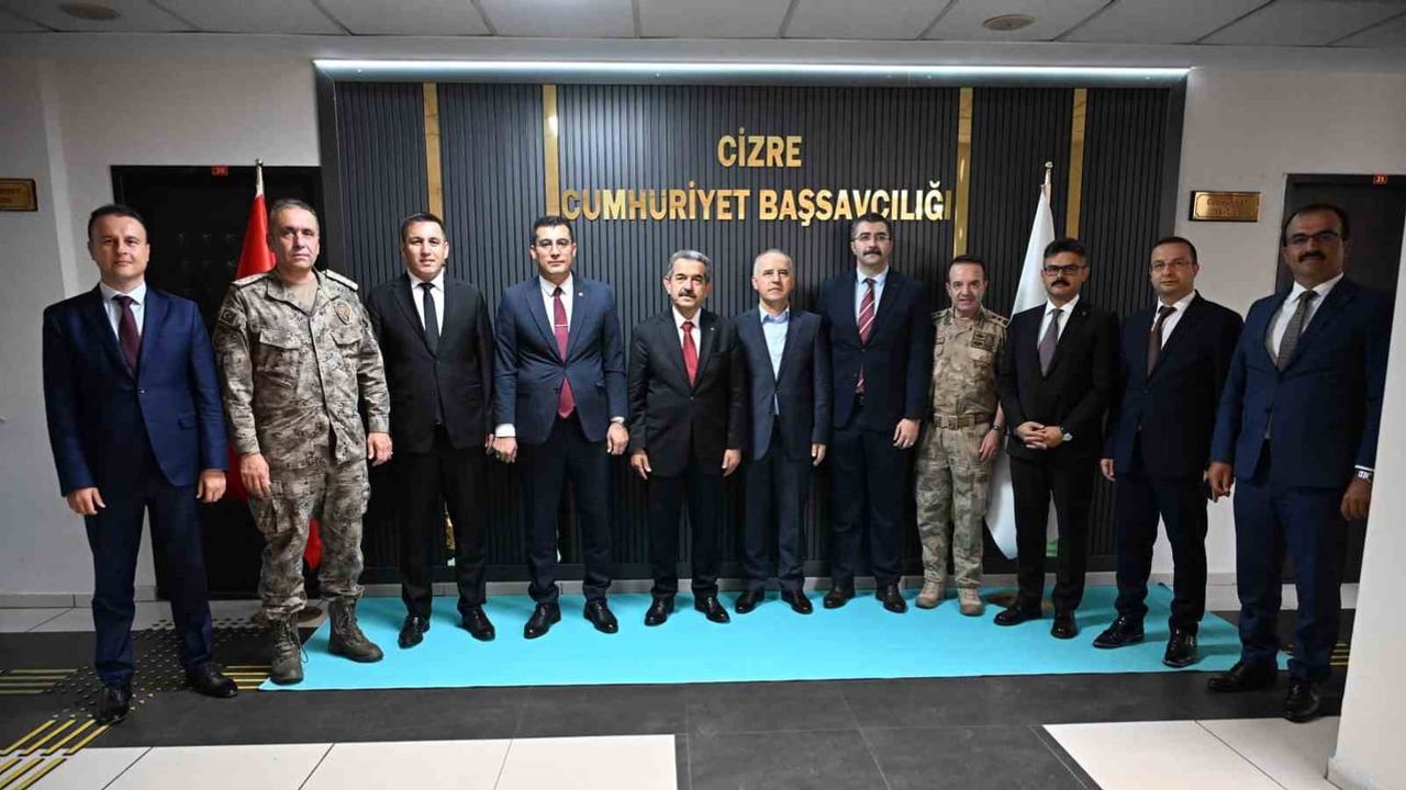 Cizre'de adalet ve güvenlik gündeminde kurumlar arası koordinasyon ön plana çıktı