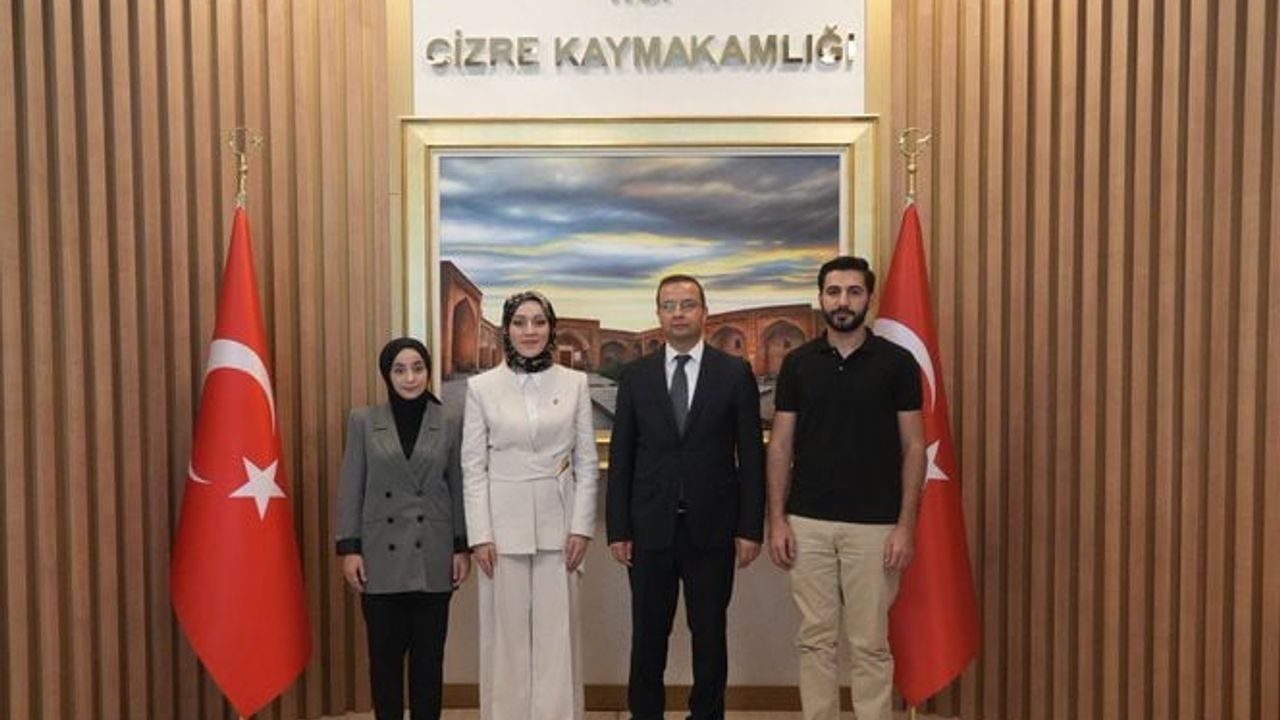 Cizre kaymakamı ile TEKNOFEST drone hazırlıkları masaya yatırıldı