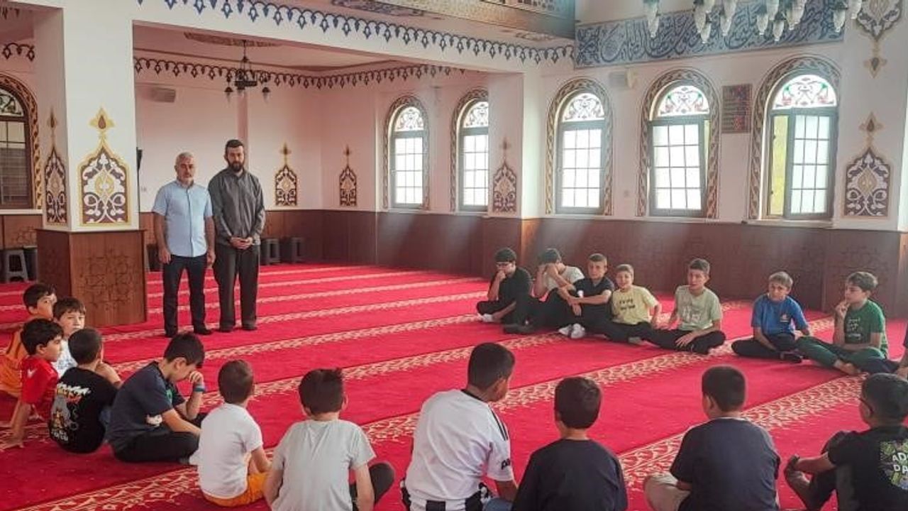 Çocuklara değerler eğitimi: Bilecik yaz Kur'an kurslarında bilinç ve sorumluluk