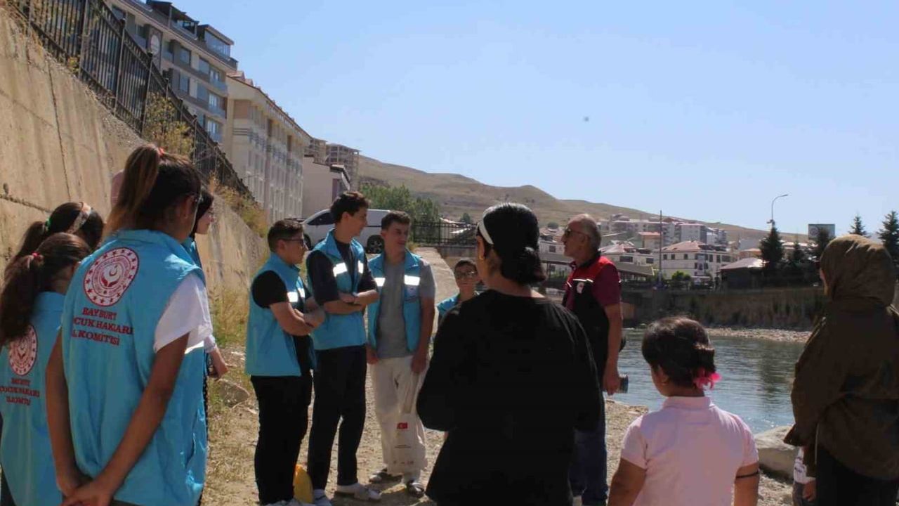 Çocuklarla hayalet ağları öğrenme günü: Bayburt'ta uygulamalı farkındalık