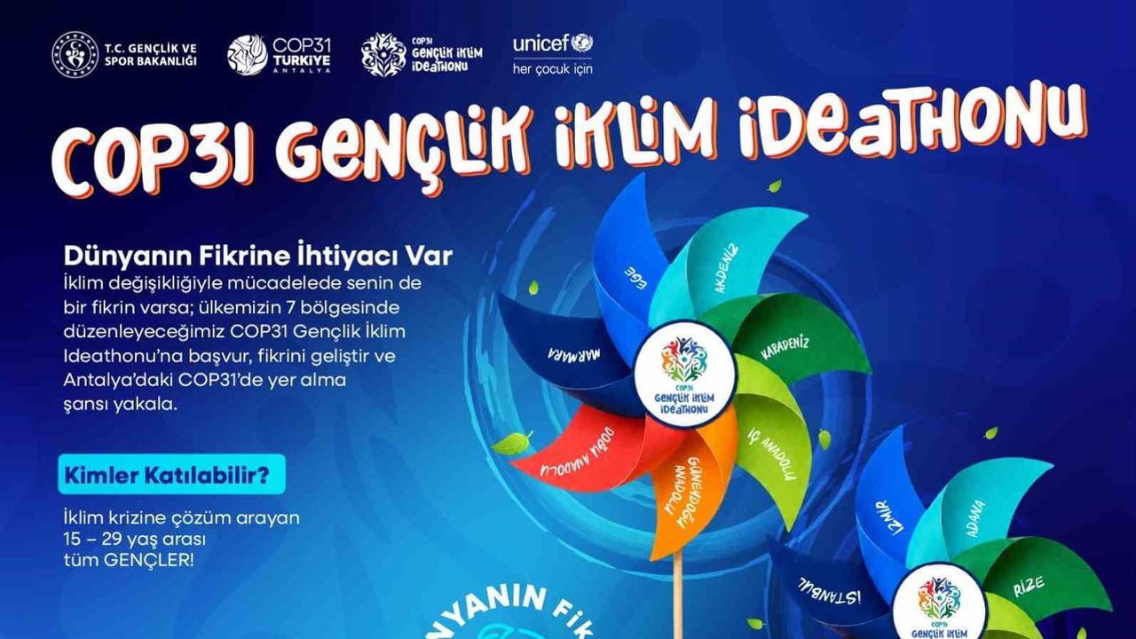 COP31 gençlik iklim ideathonu başvuruları başladı