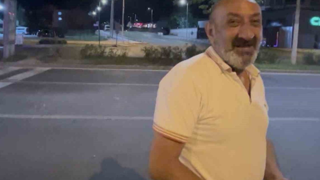 Çorlu'da ehliyetsiz ve alkollü sürücünün sakin tavrı dikkat çekti