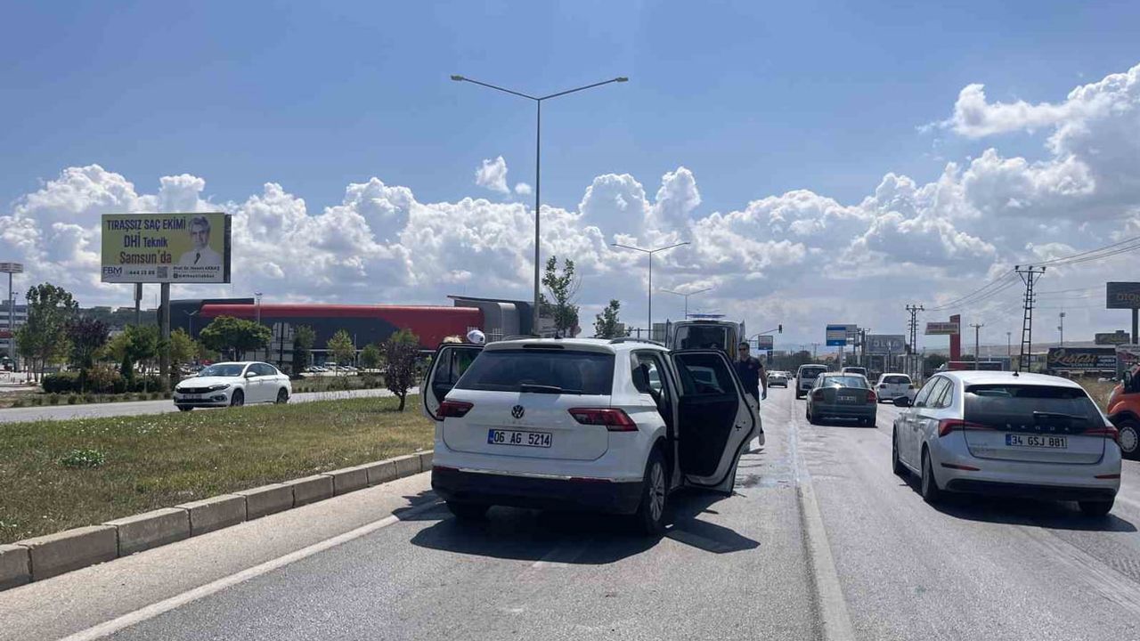 Çorum’da Toptancılar Kavşağı'nda arka çarpışma: 5 kişi hastaneye kaldırıldı