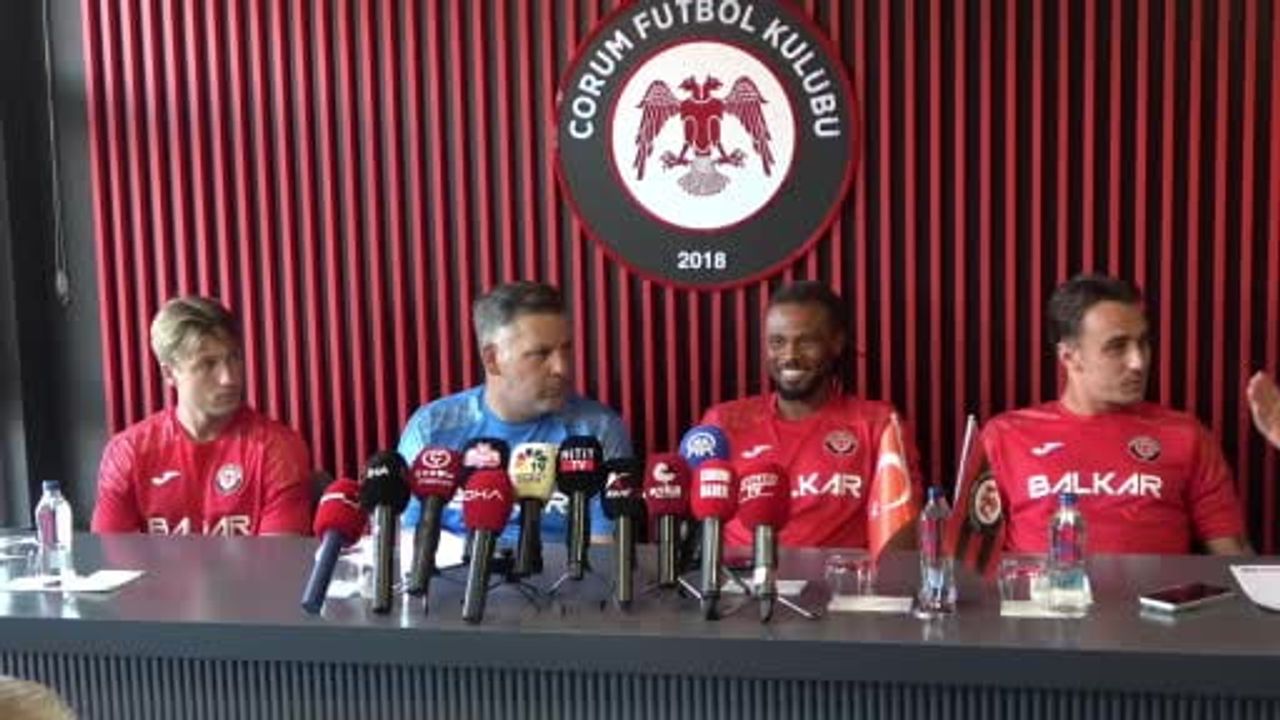 çorum fk galatasaray sınavına hazırlanıyor