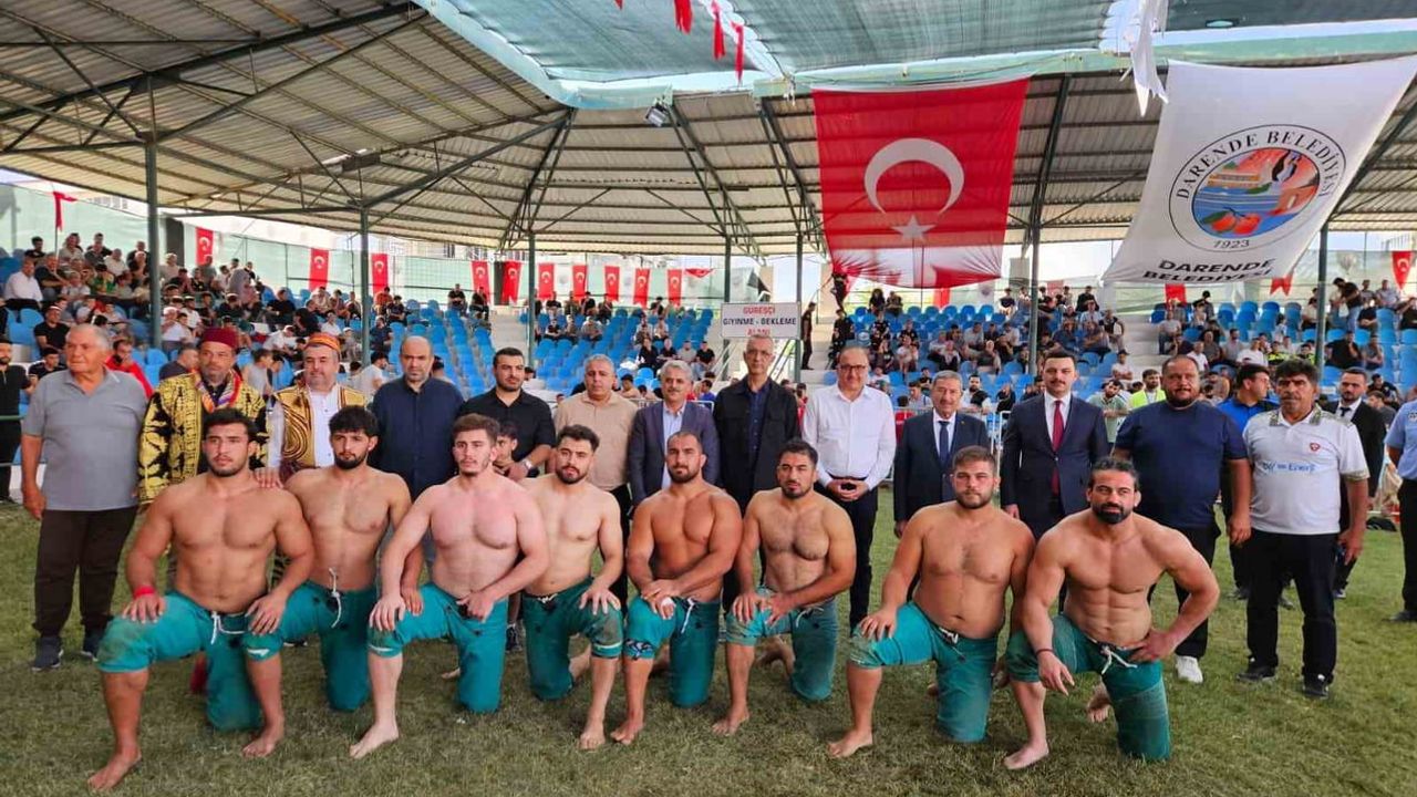 Darende er meydanında Feyzullah Aktürk başpehlivan oldu