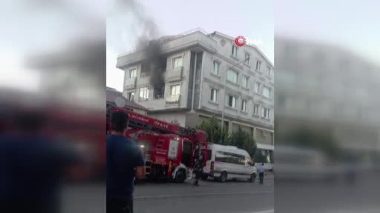 Darıca'da müdahale sırasında mutfak penceresinde patlama