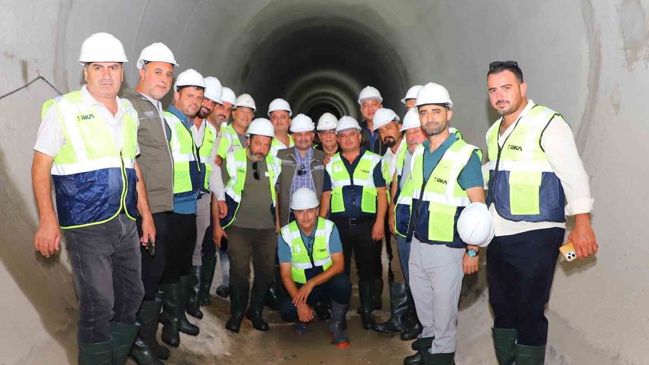 Defne muhtarları Hatay’ın atık su dönüşüm projesini yerinde inceledi