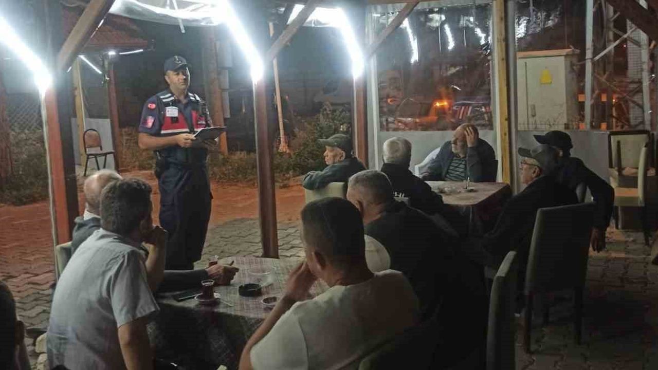 Demirköy'de ateş ve dolandırıcılığa karşı köy sakinlerine çağrı