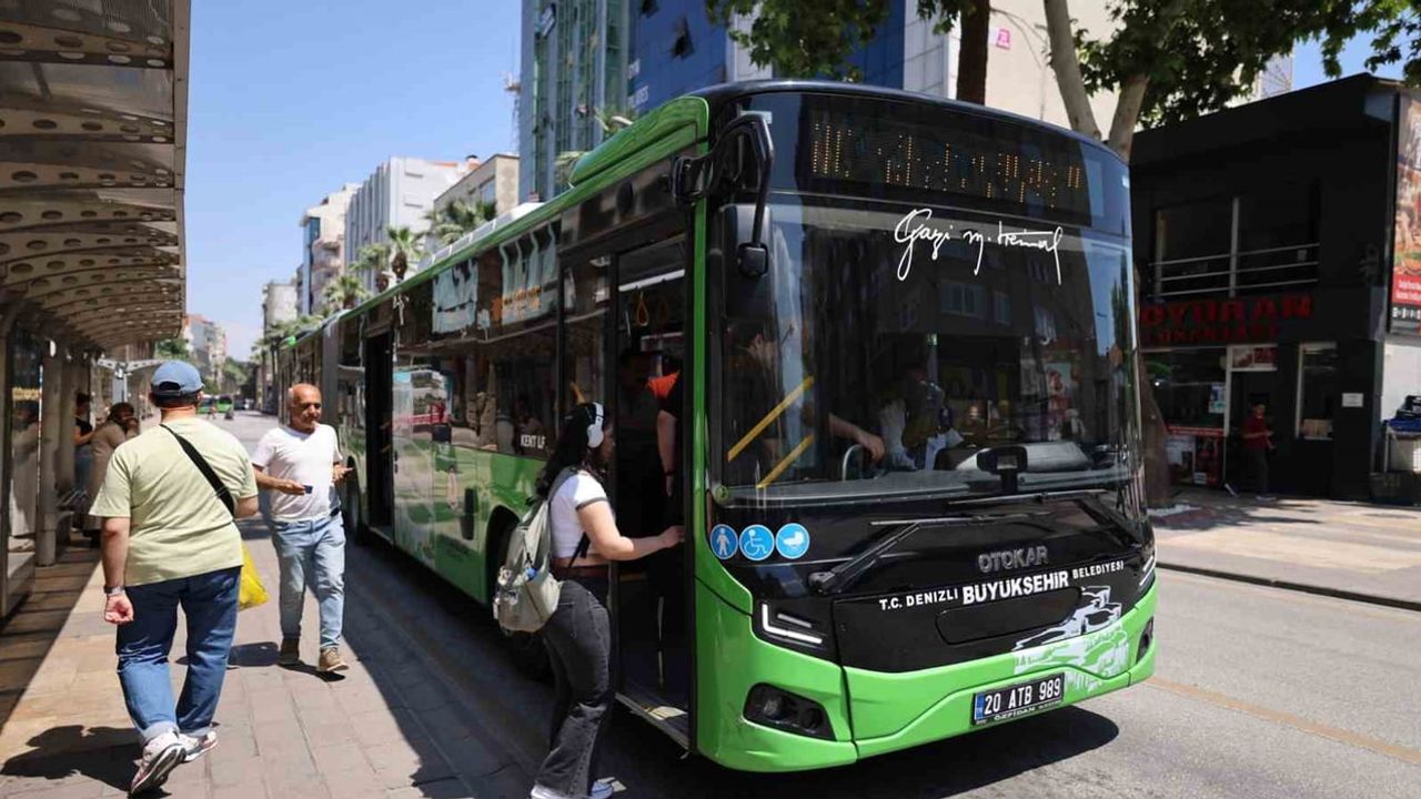 Denizli'de öğrencilere aylık 44 binişlik ücretsiz ulaşım desteği için başvurular başladı