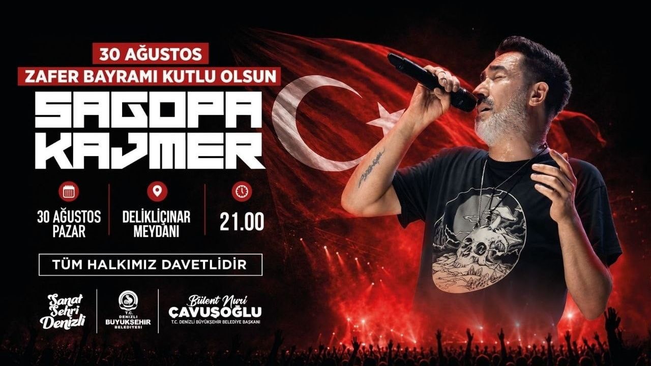 Denizli'de Sagopa Kajmer ile büyük zafer coşkusu