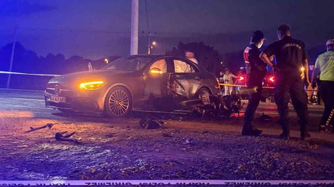 Denizli yolu'nda kaza: motosiklet sürücüsü hayatını kaybetti
