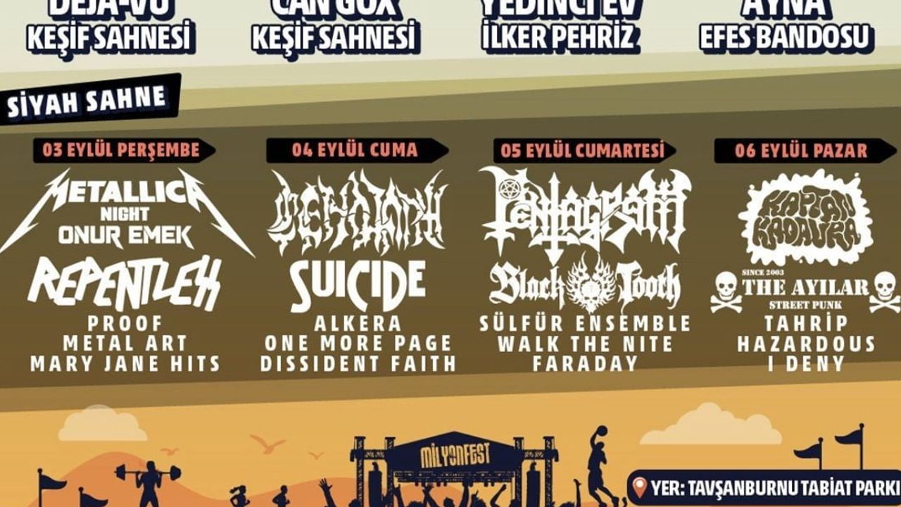 Didim’de dört gün sürecek müzik ve spor şenliği MilyonFest