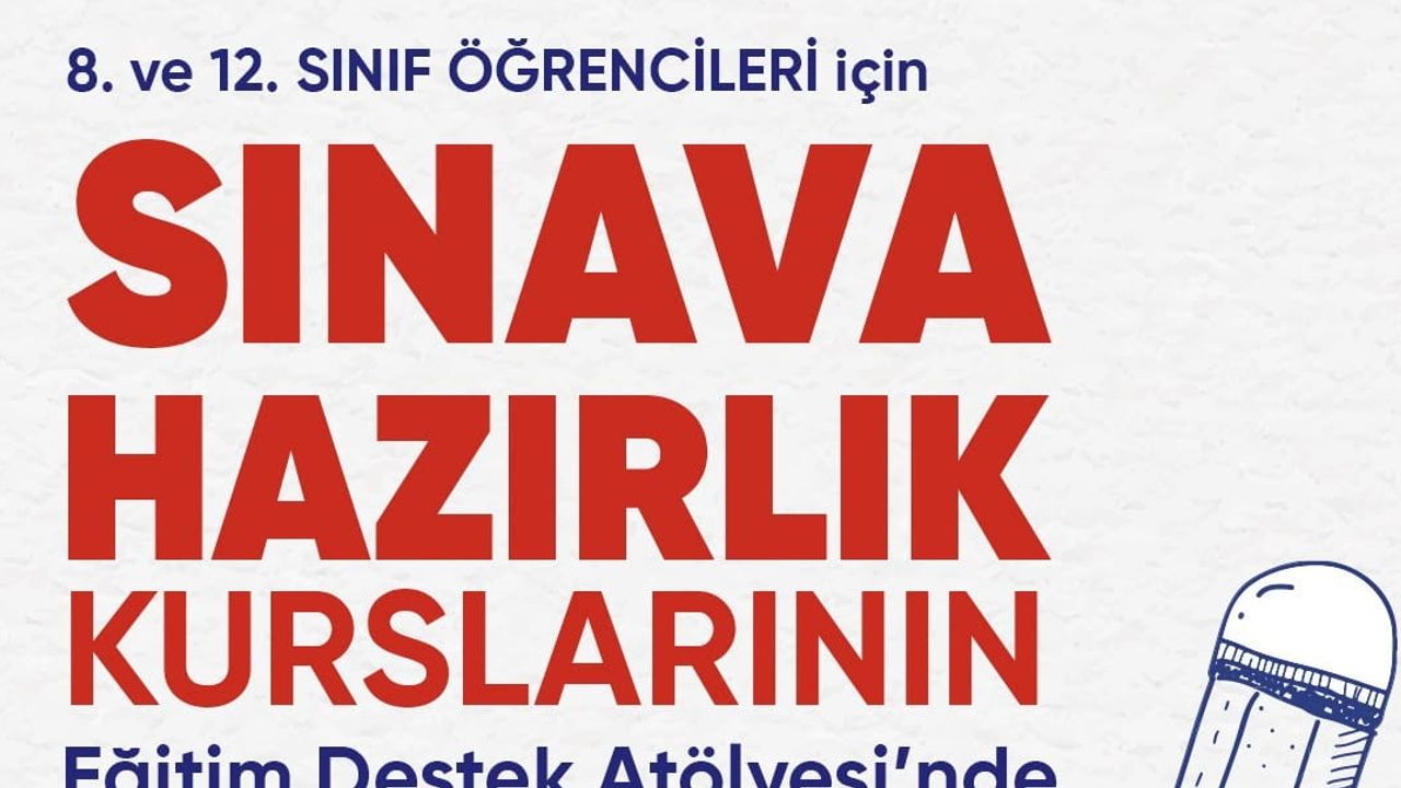 Didim'de gençlere yönelik atölye ile sınav hazırlığı desteği