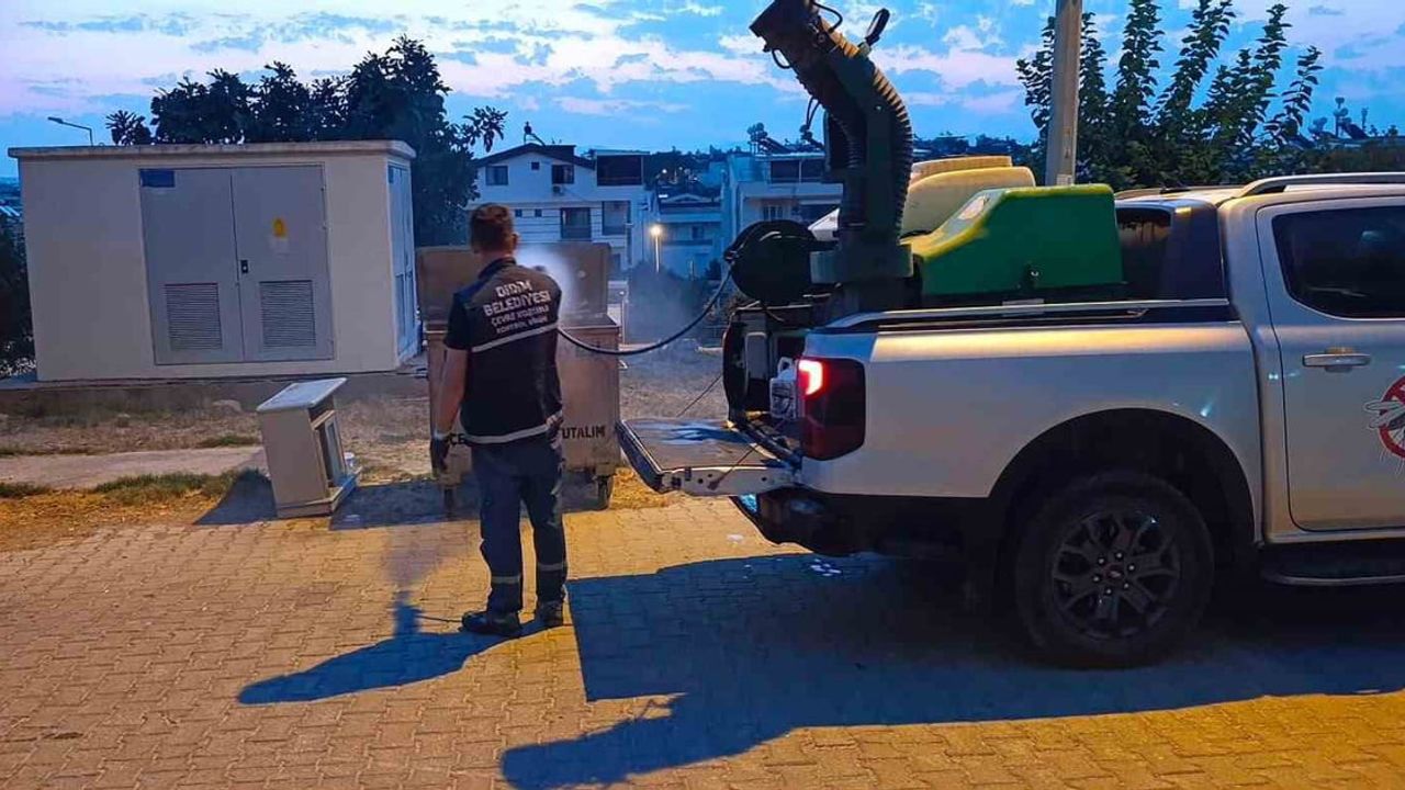 Didim'de vektörle mücadele, halk sağlığı önceliğimiz
