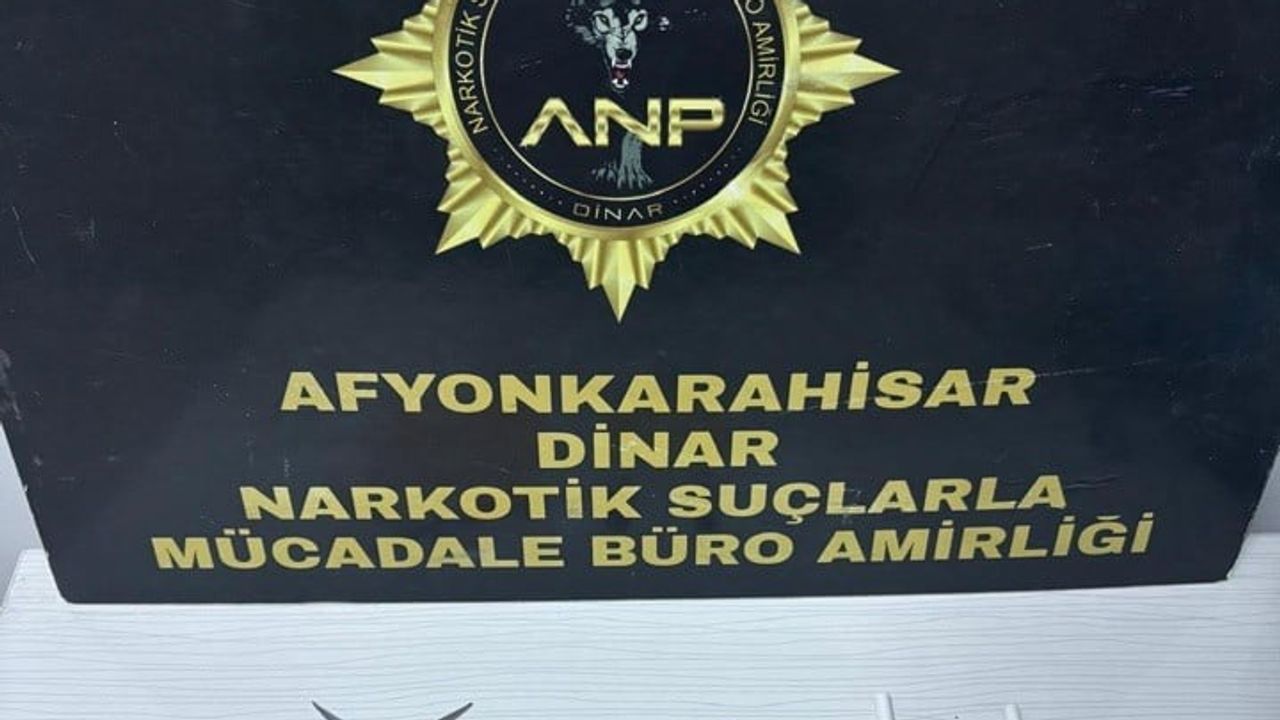 Dinar'da peçeteye sarılı uyuşturucu operasyonu: iki kişi cezaevine gönderildi