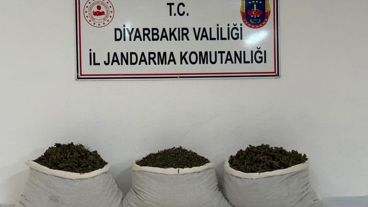 Diyarbakır’da jandarma 30 olayda 19.4 kilo esrar ele geçirdi