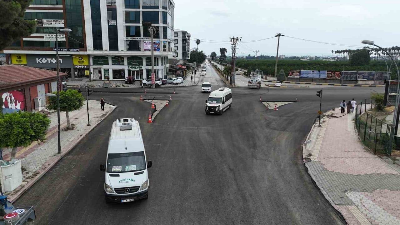 Dörtyol'da ana arterler yenileniyor