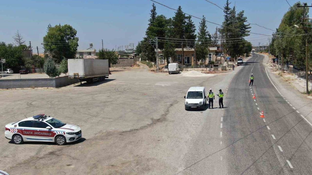Drone destekli denetimle Kilis yollarında güvenlik gözetimi