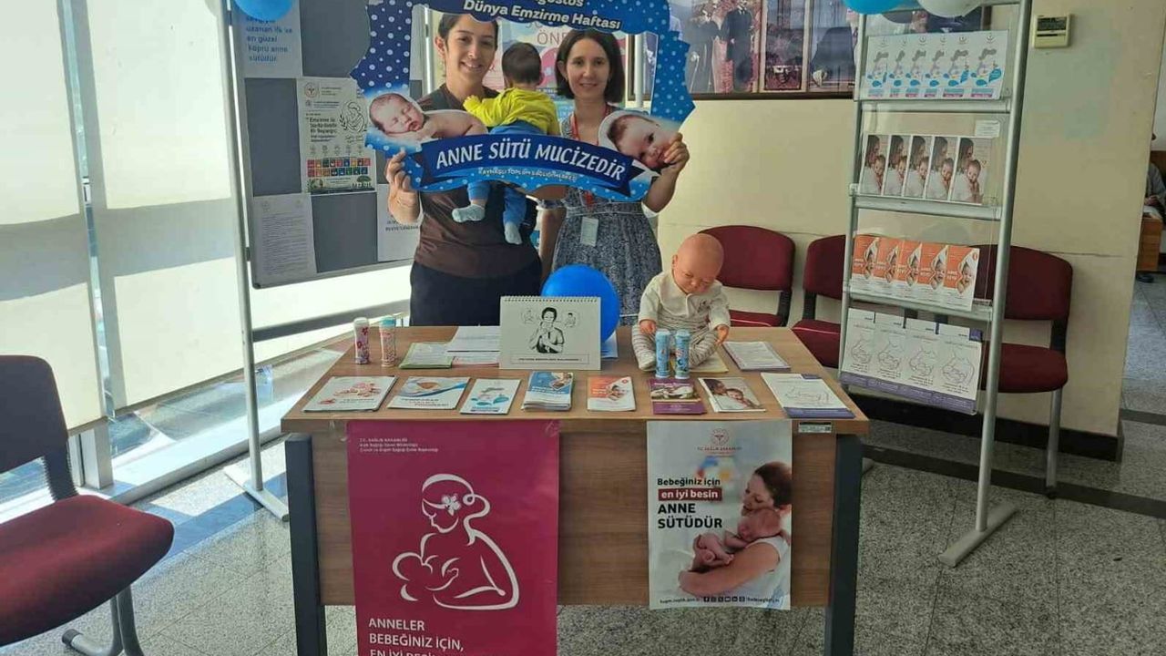 Dünya emzirme haftası kapsamında anne sütü ve emzirme bilinci ön plana çıktı