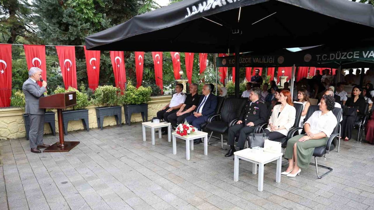 Düzce'de 58 jandarma yeni rütbeleri için törenle buluştu