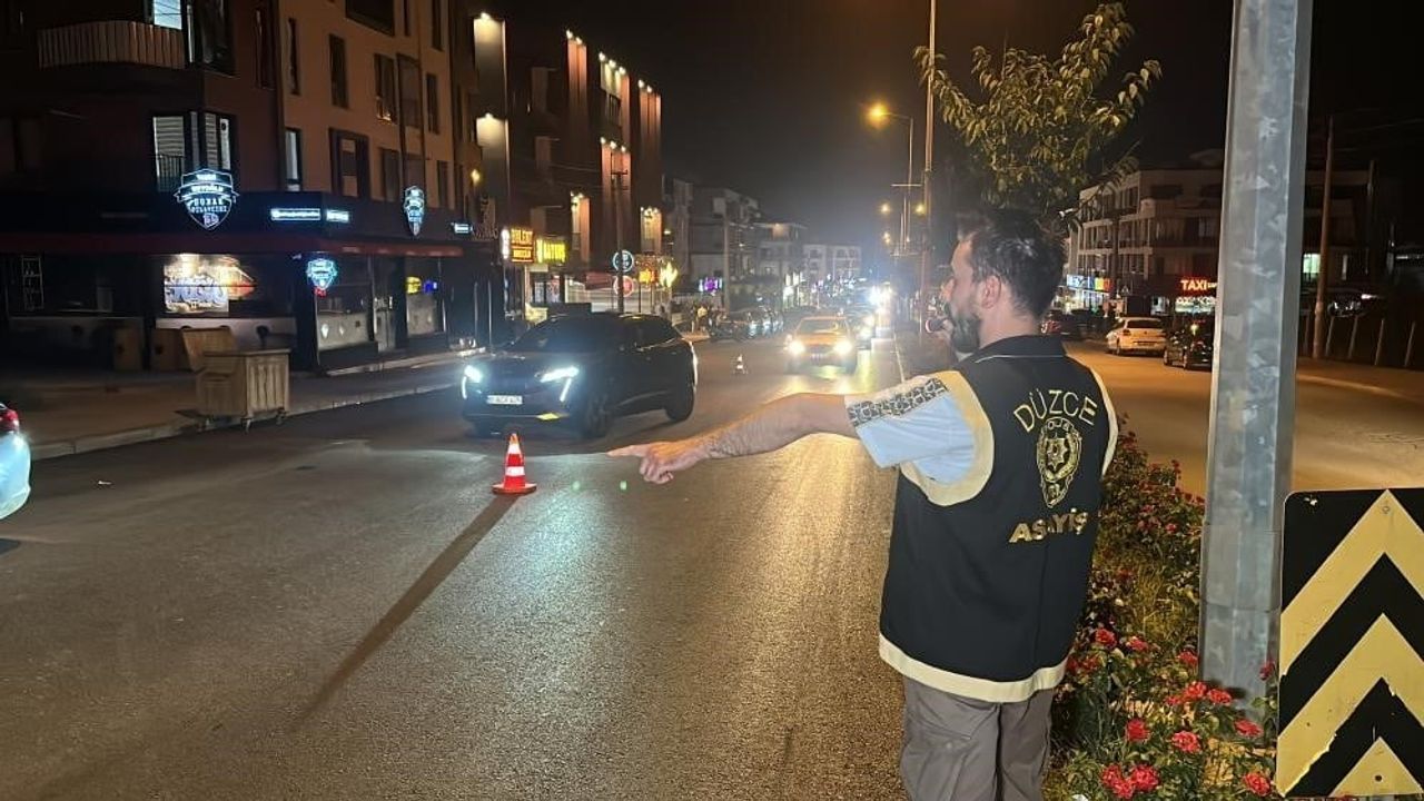 Düzce'de haftalık denetimde 21 bin 550 kişi sorgulandı, 15 kişi tutuklandı