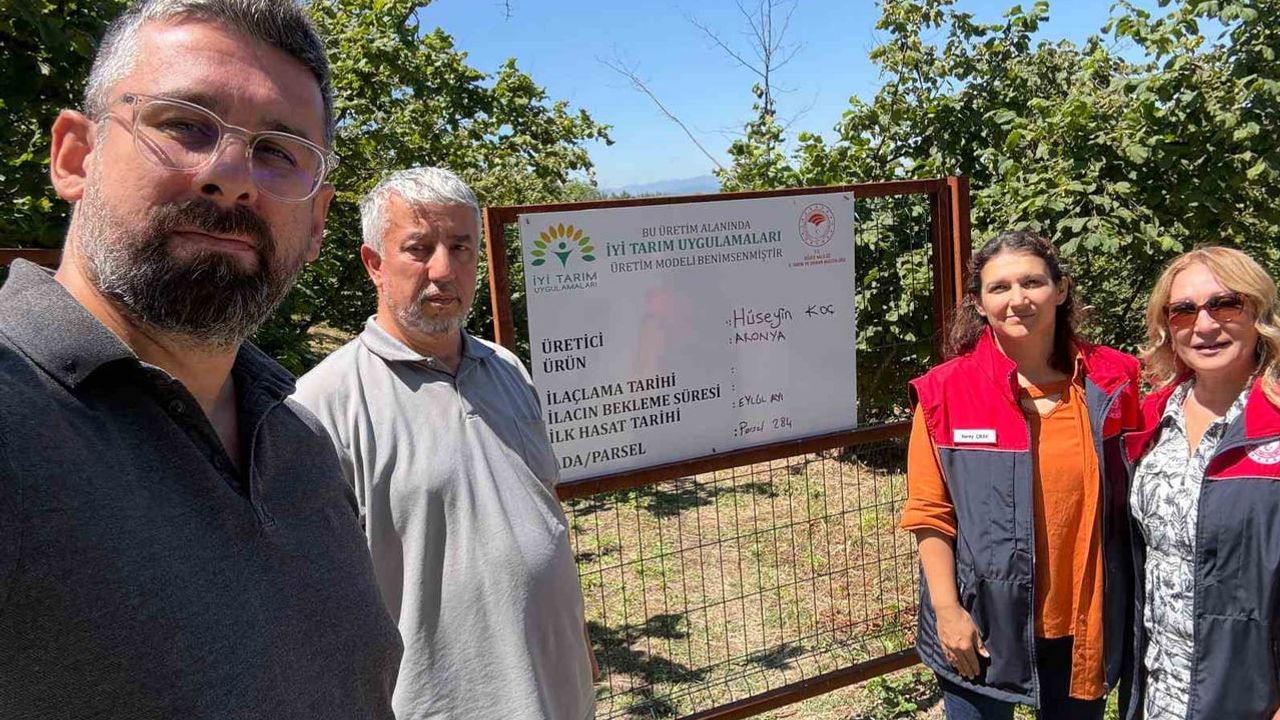 Düzce'de üzüm üretiminde izlenebilirlik için saha denetimleri yapıldı