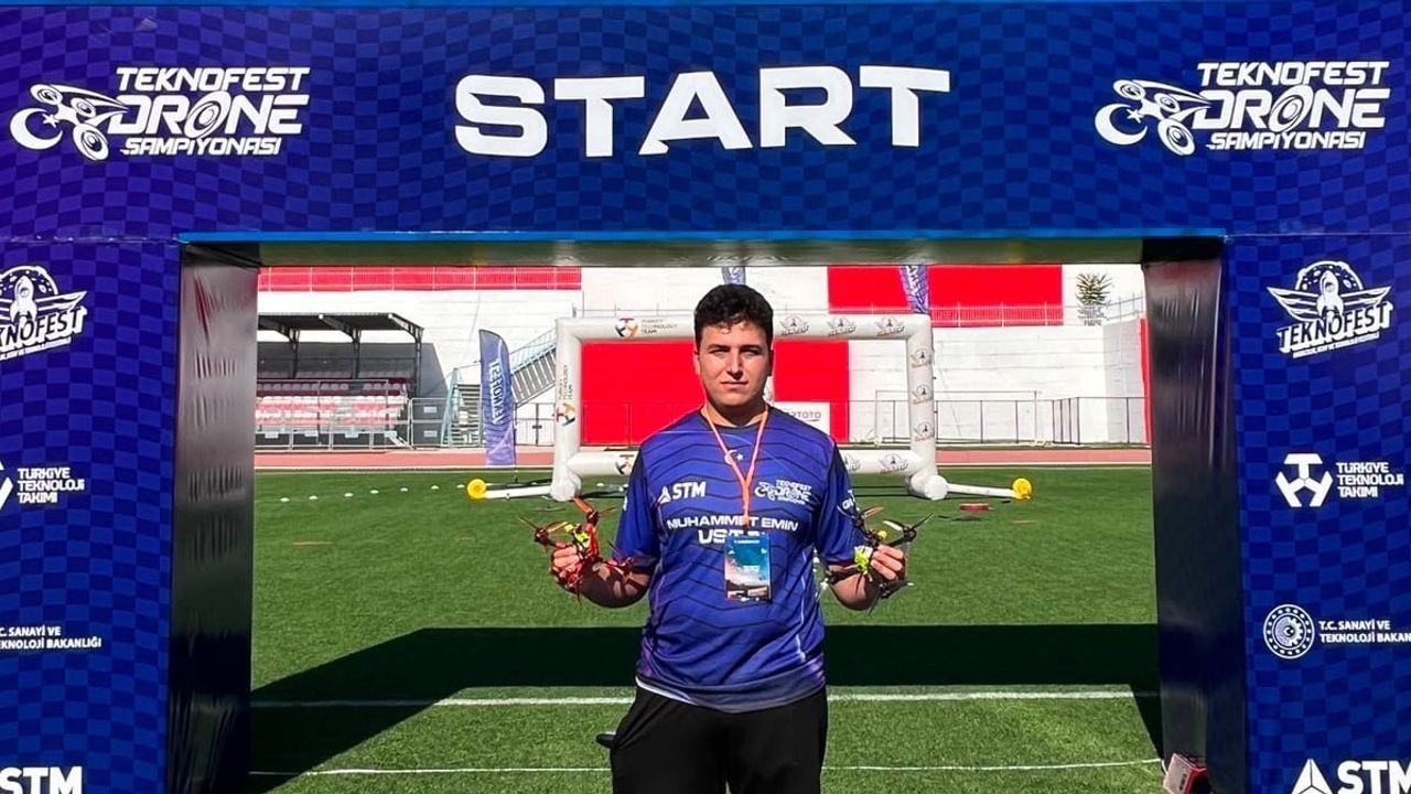 Düzce'den TEKNOFEST'e tek kişilik başarı: Muhammet Emin Usta yarı finalde