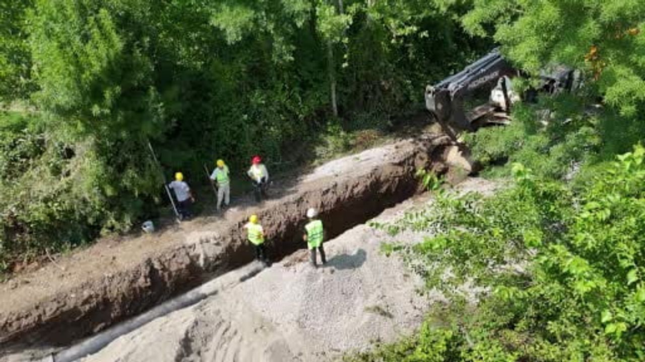 Düzce'nin 50 yıllık su sorunu toprağın altına gömülüyor