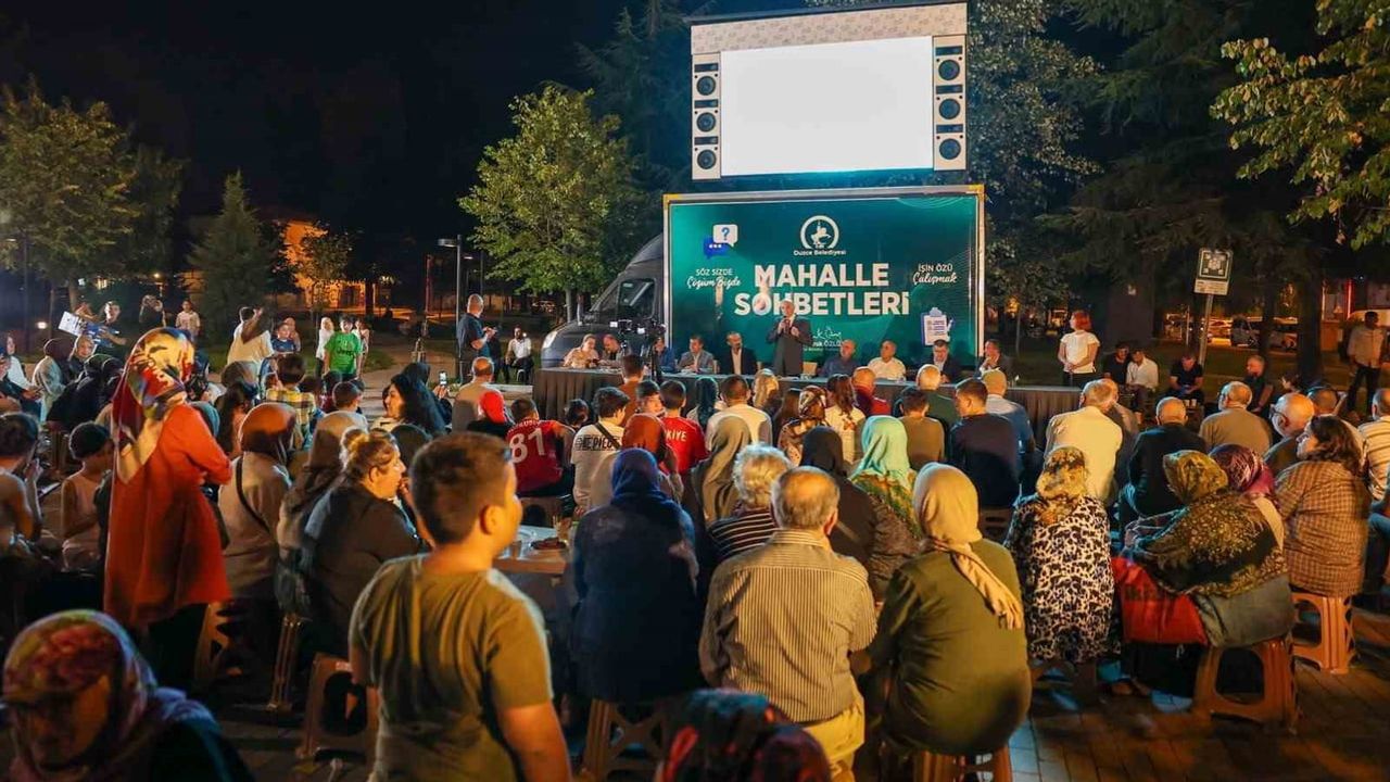 Düzce'nin altyapısını 100 projeyle güçlendirmeye odaklandıklarını açıkladı