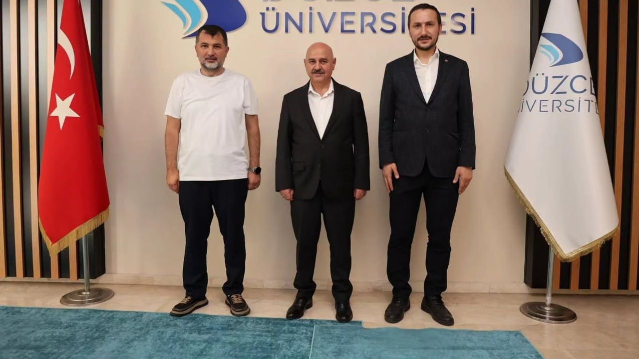 Düzce üniversitesi ile şehir ilişkilerinin güçlendirilmesi masaya yatırıldı