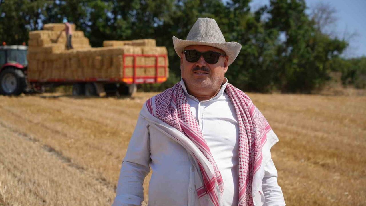 Edirne'de güneş altında balya mesaisi: ter ve geçim mücadelesi
