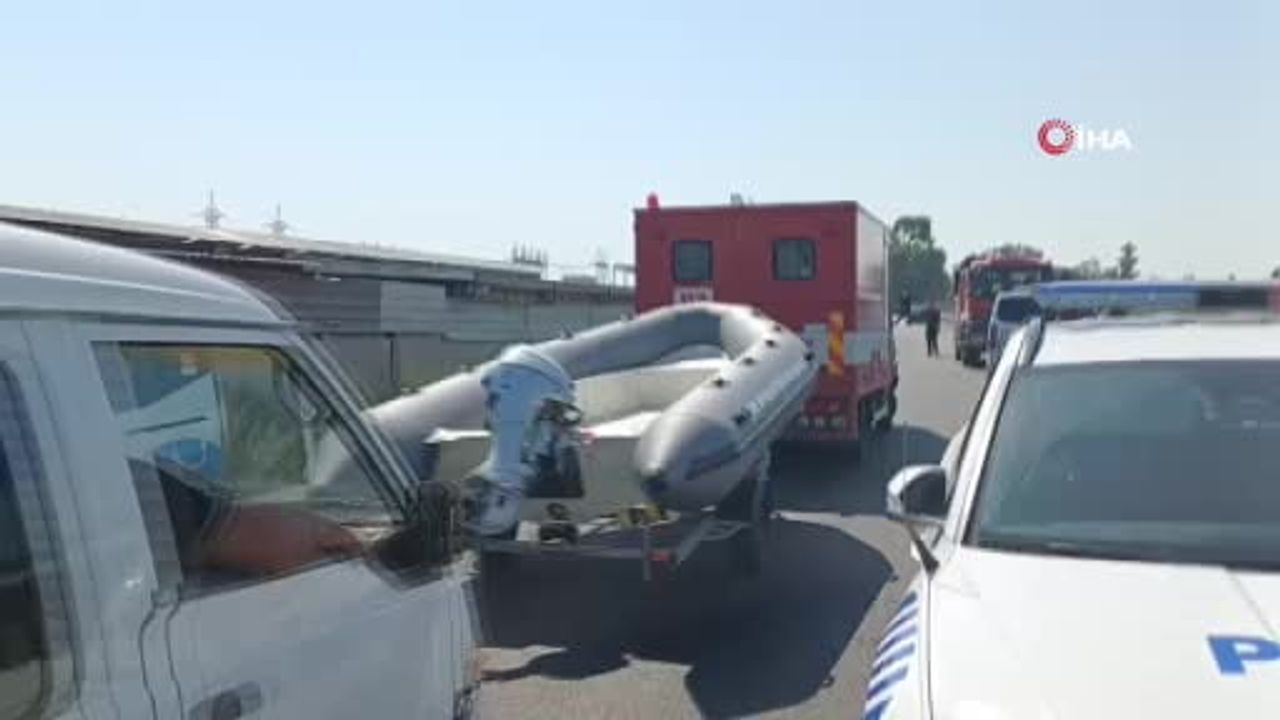 Efeler'de sulama kanalına giren 12 yaşındaki çocuk yaklaşık 1 kilometre sürüklendi