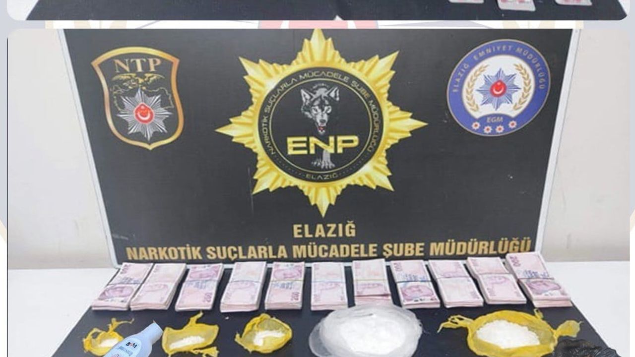 Elazığ'da istihbarat odaklı operasyonlarda uyuşturucu ağlarına ağır darbe