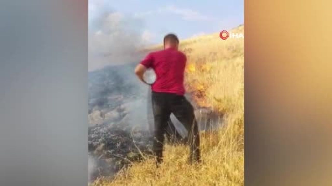 Elazığ Karakoçan Bağlıağaç kırsalında örtü yangını; ekipler müdahale ediyor