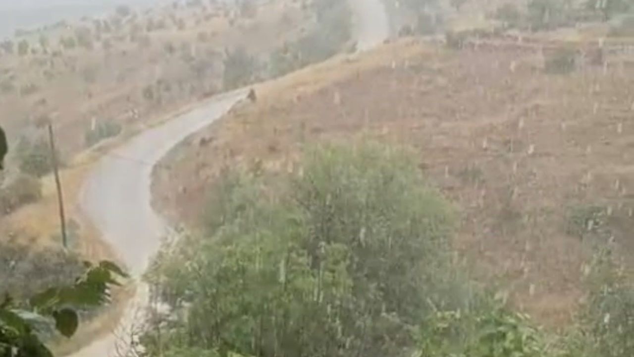 Elazığ kırsalında sağanak aralıklarla etkili oluyor