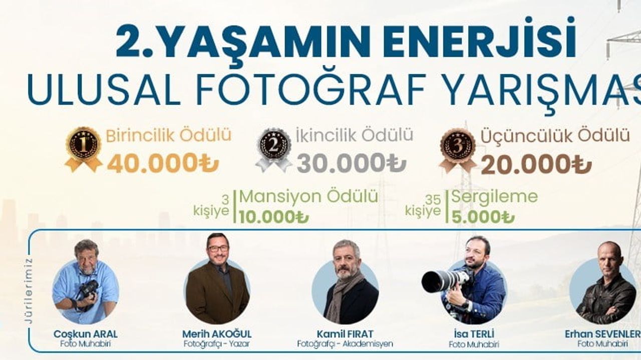 Elektriğin günlük yaşamını sanatsal dille anlatan fotoğraf yarışması yeniden başladı