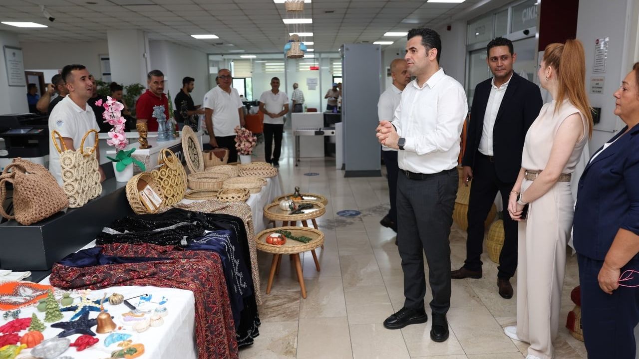 Emekten sahneye: Akdeniz’de kursiyerlerin el emeği sergisi