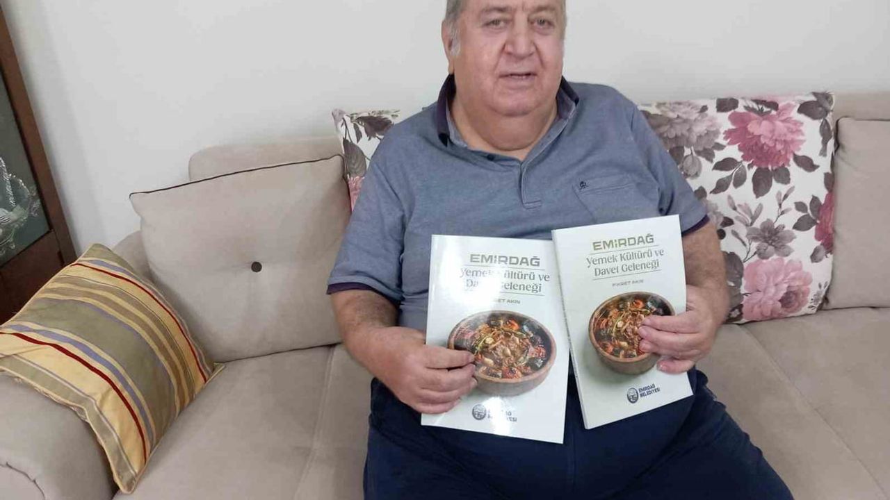 Emirdağlı yazarın yıllarca süren çalışması yemek geleneğini kitaplaştırdı