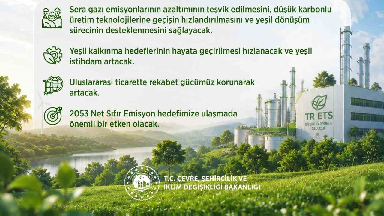 Emisyon ticaret sistemiyle karbon piyasasına hukuki çerçeve getirildi