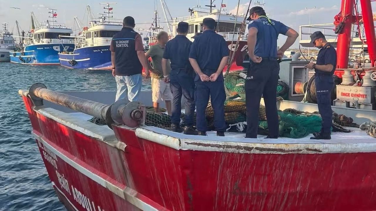Enez'de deniz kaynaklarını korumaya yönelik trol denetimi sıkılaştırıldı