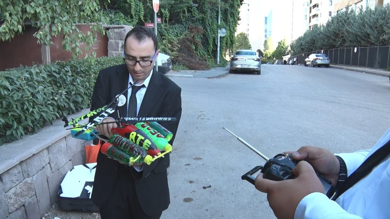 Engelli iki mucit, orman yangınları için insansız helikopter tasarladı