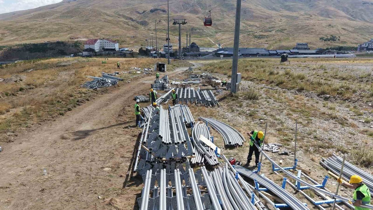 Erciyes'e ışıklı bir adrenalin hattı: 1.100 metrelik dağ kızağı geliyor